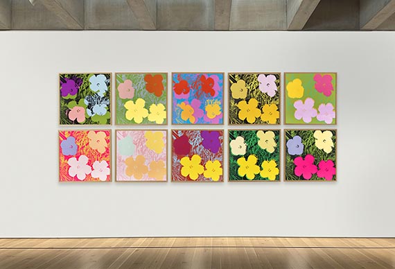 Andy Warhol - Flowers (10 Blatt) - Weitere Abbildung