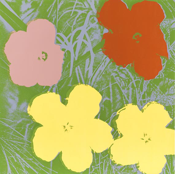 Andy Warhol - Flowers (10 Blatt) - Weitere Abbildung