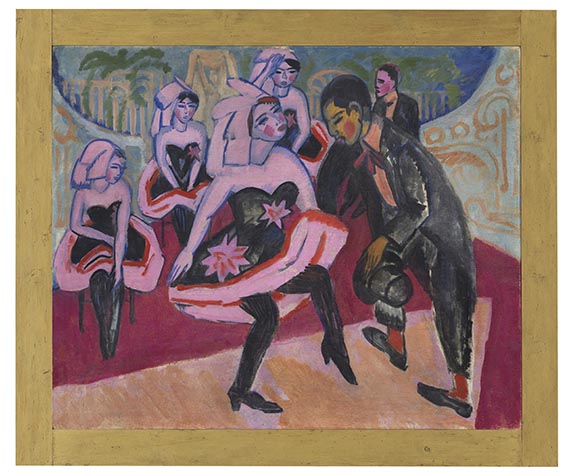 Ernst Ludwig Kirchner - Tanz im Varieté - Weitere Abbildung