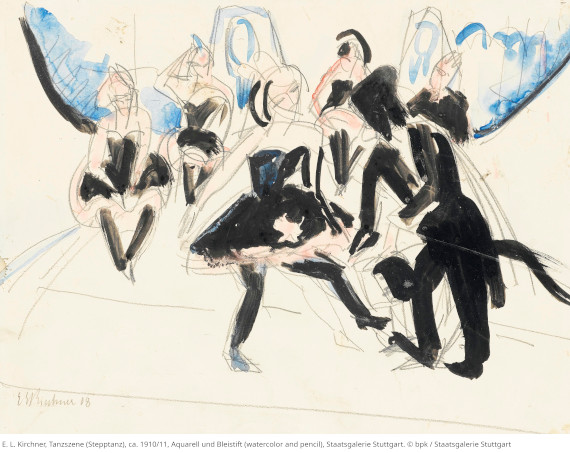 Ernst Ludwig Kirchner - Tanz im Varieté