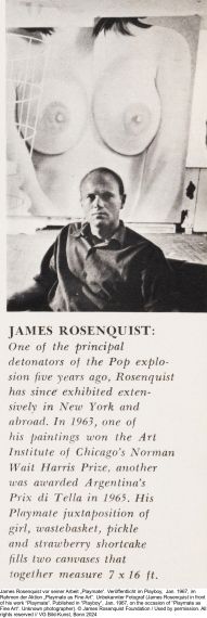 James Rosenquist - Playmate - Weitere Abbildung