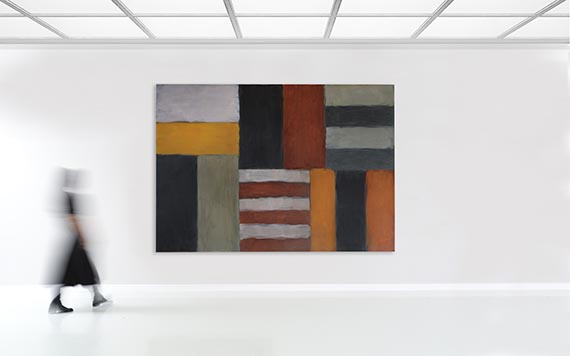 Sean Scully - Cut Ground Orange