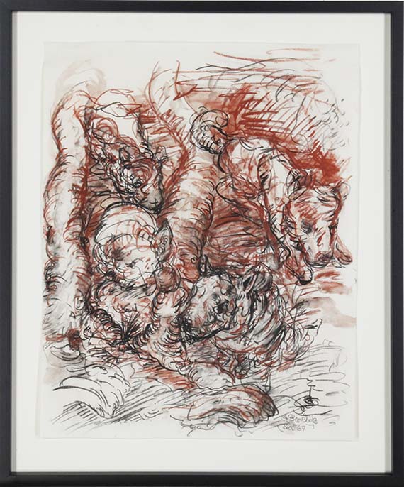 Georg Baselitz - Tiere - Rahmenbild