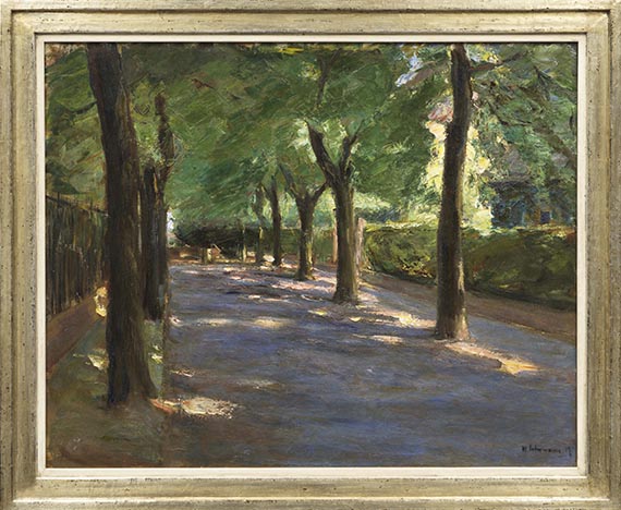 Max Liebermann - Die Colomierstraße in Wannsee - Rahmenbild