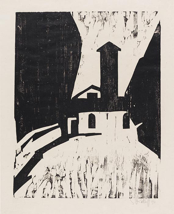 Karl Schmidt-Rottluff - Villa mit Turm