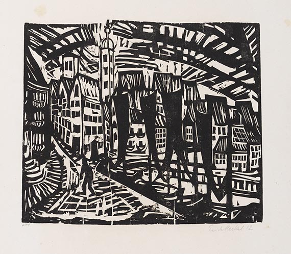 Erich Heckel - Elf Holzschnitte, 1912-1919, Erich Heckel bei J.B. Neumann - Weitere Abbildung