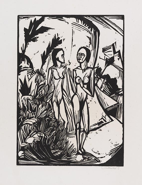 Erich Heckel - Elf Holzschnitte, 1912-1919, Erich Heckel bei J.B. Neumann - Weitere Abbildung