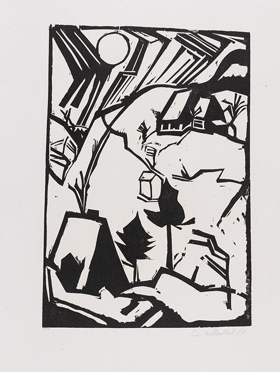 Erich Heckel - Elf Holzschnitte, 1912-1919, Erich Heckel bei J.B. Neumann - Weitere Abbildung