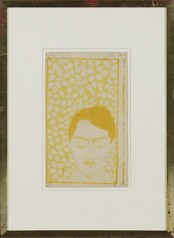 Cuno Amiet - Kopf Curt Blass - Rahmenbild