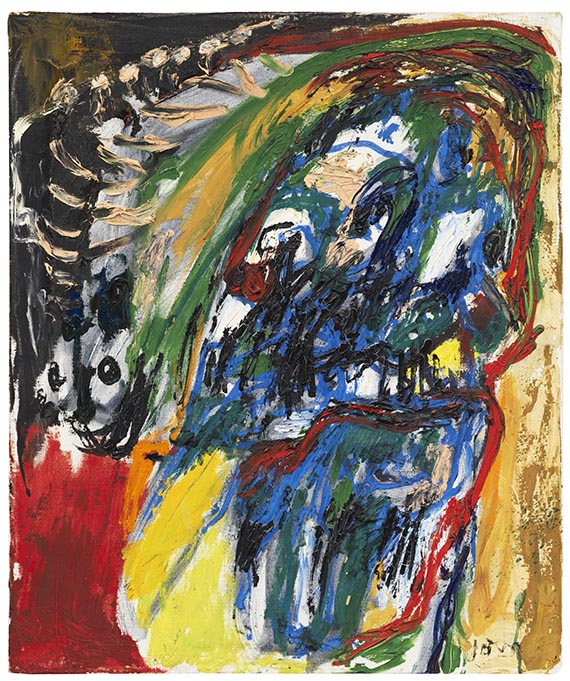 Asger Jorn - Le regard au dos (Looking back)