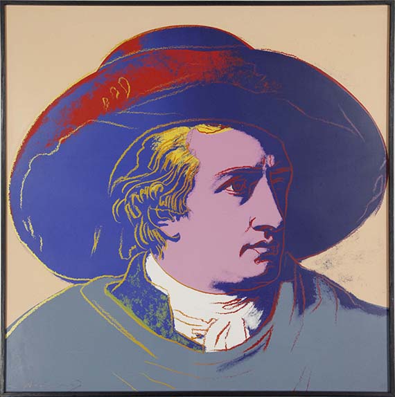 Andy Warhol - Goethe - Rahmenbild