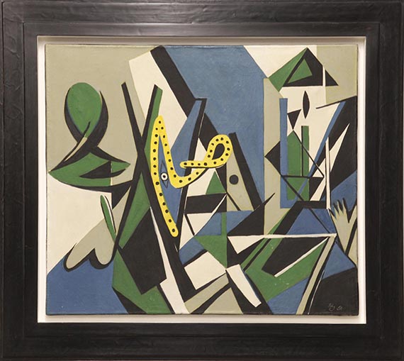 Ernst Wilhelm Nay - Die Lampe - Rahmenbild