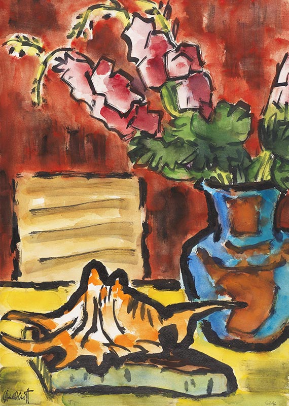 Karl Schmidt-Rottluff - Blumenstillleben