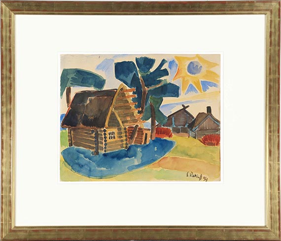 Schmidt-Rottluff - Litauisches Gehöft