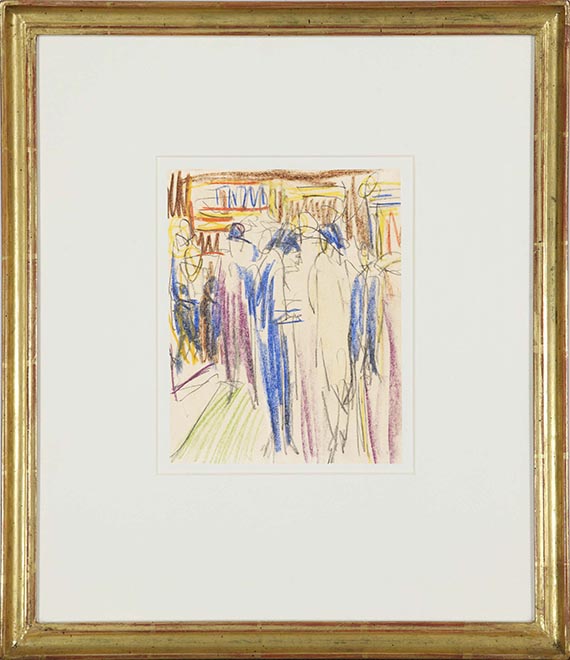 Ernst Ludwig Kirchner - Straßenszene (Berlin) - Rahmenbild