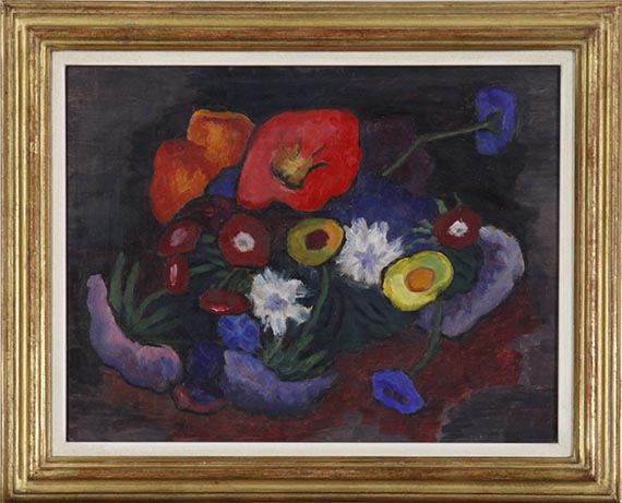 Gabriele Münter - Blumenstillleben - Rahmenbild