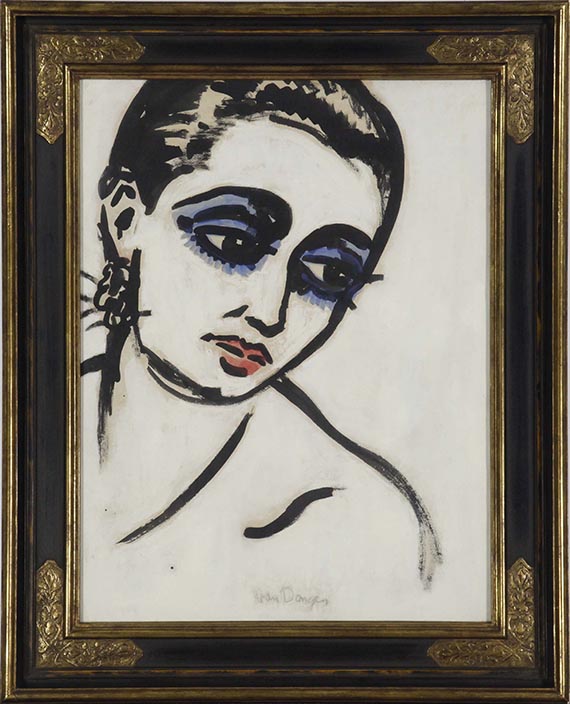 Kees van Dongen - Tête de femme - Rahmenbild