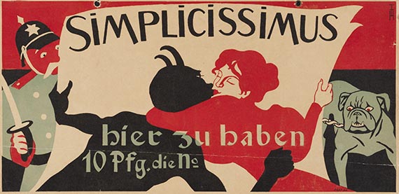 Thomas Theodor Heine - Simplizissimus hier zu haben. Plakat