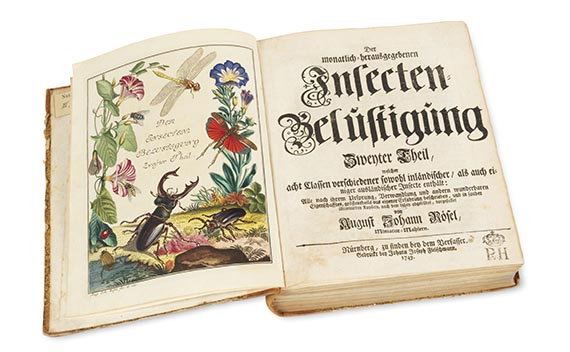 Augustin Johann Rösel von Rosenhof - Insecten-Belustigung. 4 Bände - Weitere Abbildung