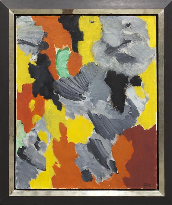 Ernst Wilhelm Nay - Federgrau - Rahmenbild