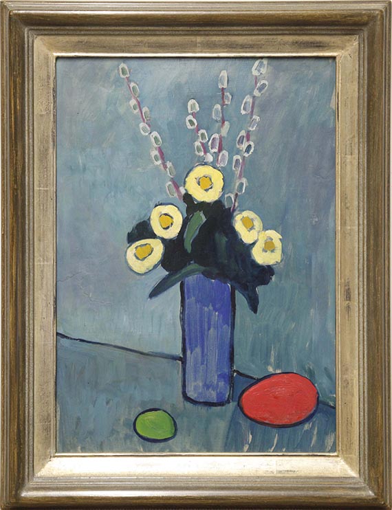 Gabriele Münter - Ostern (Blumenstillleben) - Rahmenbild