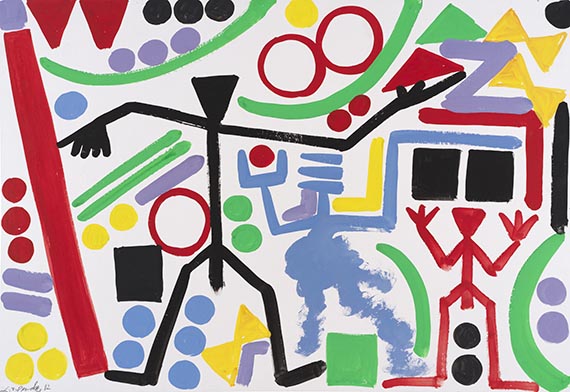A. R. Penck (d.i. Ralf Winkler) - Ohne Titel