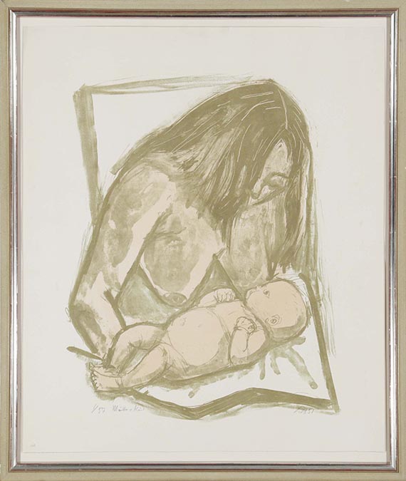 Otto Dix - Mutter und Kind - Rahmenbild
