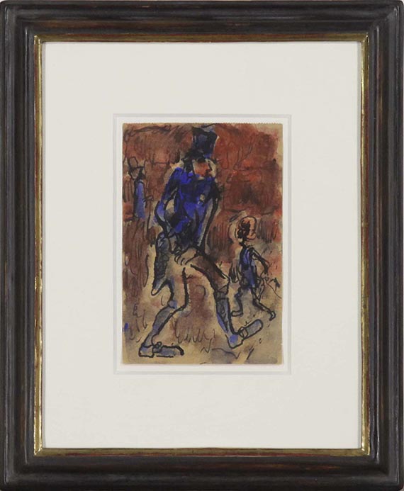 Christian Rohlfs - Spaziergänger - Rahmenbild