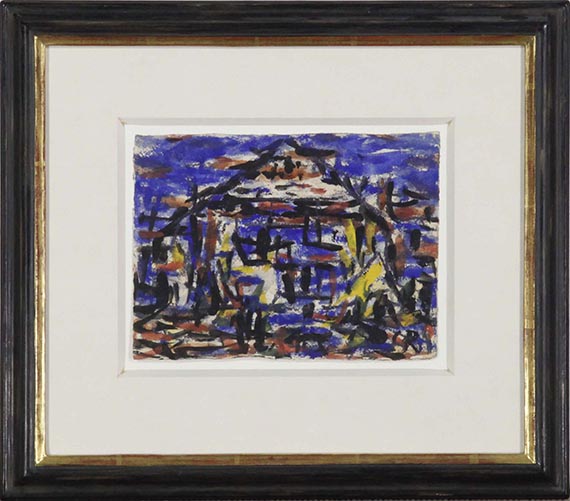 Christian Rohlfs - Haus im Tessin - Rahmenbild