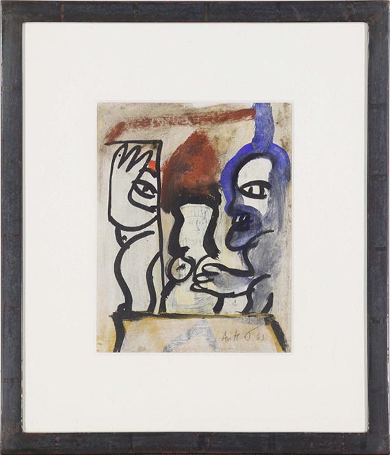 Horst Antes - Ohne Titel - Rahmenbild
