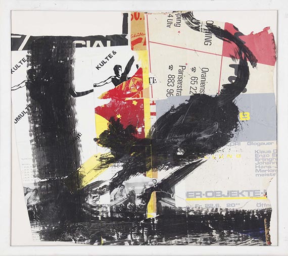 Richard Hambleton - Katze - Rahmenbild