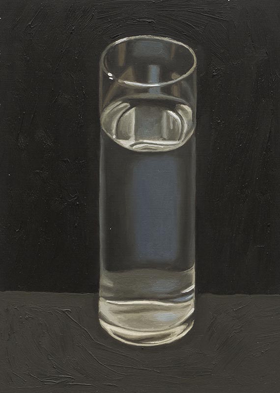 Peter Dreher - Glas, etwas voller als halbvoll