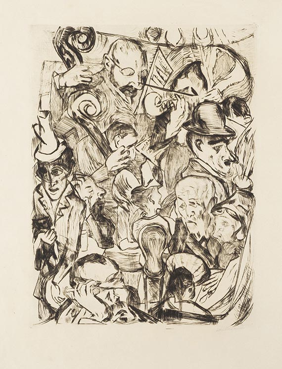 Max Beckmann - Cafémusik