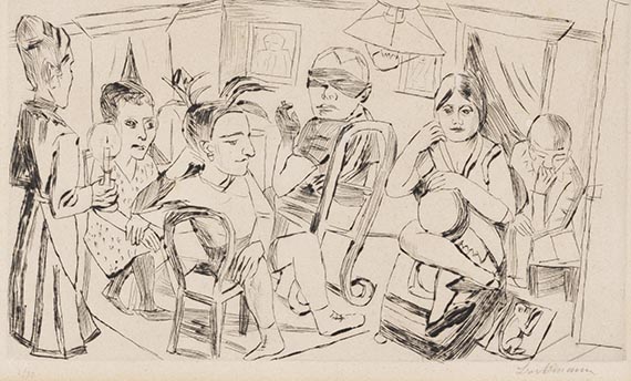 Max Beckmann - Vor dem Maskenball