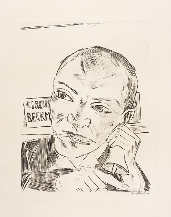 Max Beckmann - Der Ausrufer (Selbstbildnis)
