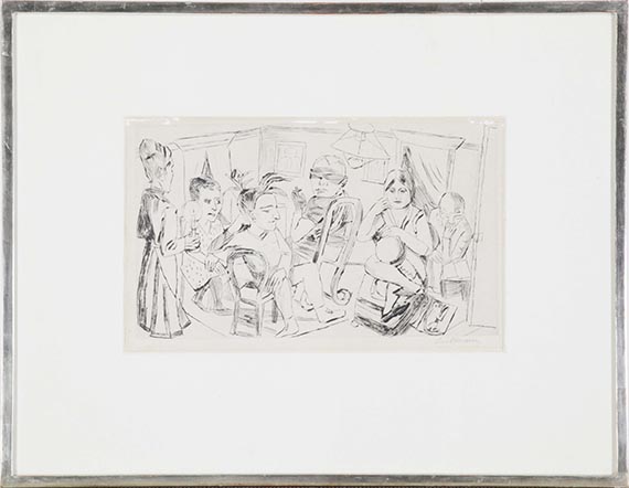 Max Beckmann - Vor dem Maskenball - Rahmenbild