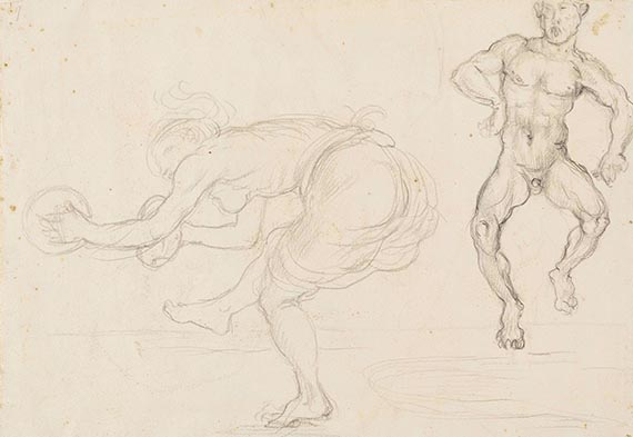 Adolf von Hildebrand, Aktstudien (8 Bll.)