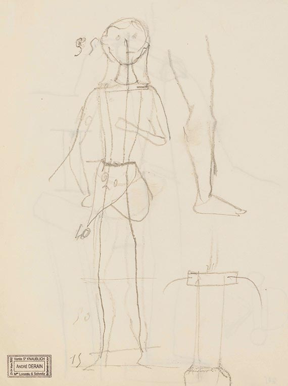 André Derain - Figurenstudien (5 Blatt) - Weitere Abbildung