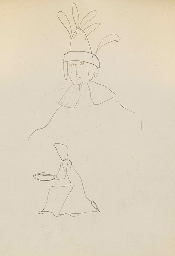 André Derain - Figurenstudien (5 Blatt) - Weitere Abbildung