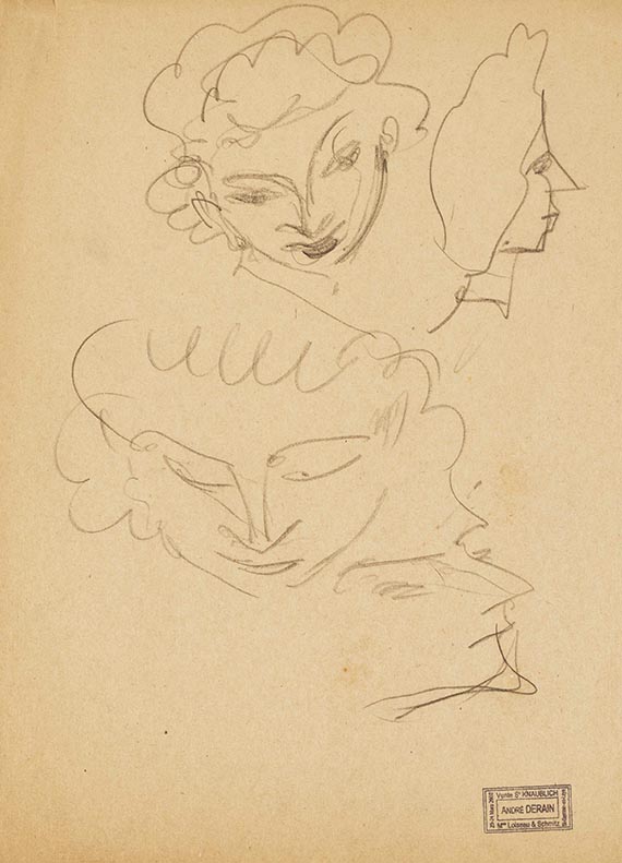 André Derain - Figurenstudien (5 Blatt)