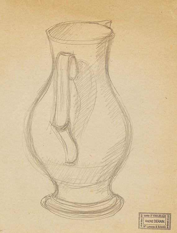 André Derain - Figuren- und Objektstudien (6 Bll.) - Weitere Abbildung