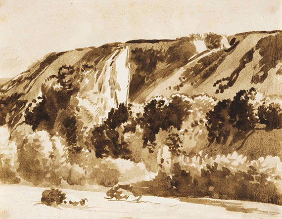 Franz Kobell - Landschaftsstudien (4 Bll.) - Weitere Abbildung