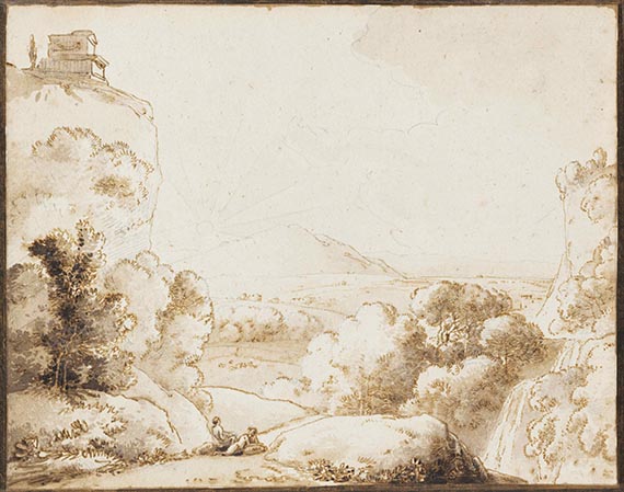 Franz Kobell - Landschaftsstudien (4 Bll.)