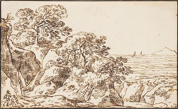 Franz Kobell - Landschaftsstudien (4 Bll.) - Weitere Abbildung