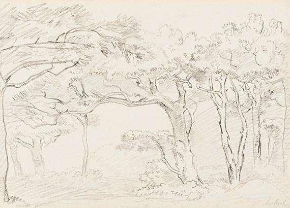 Franz Kobell - Landschaftsstudien (5 Bll.) - Weitere Abbildung