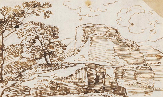 Franz Kobell - Landschaftsstudien (5 Bll.) - Weitere Abbildung