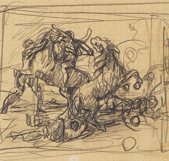 Hans von Marées - Reiterstudien