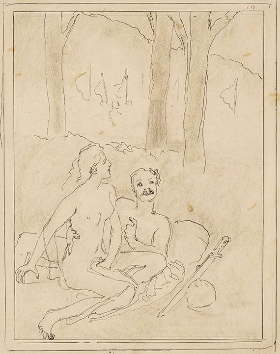 Max Klinger - Aktstudien (5 Bll.) - Weitere Abbildung