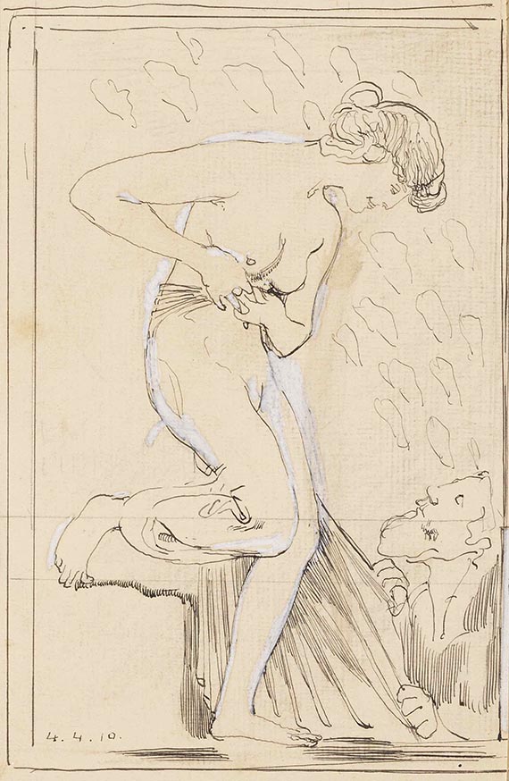 Max Klinger - Entwurfszeichnungen für Ex Libris (10 Bll.) - Weitere Abbildung