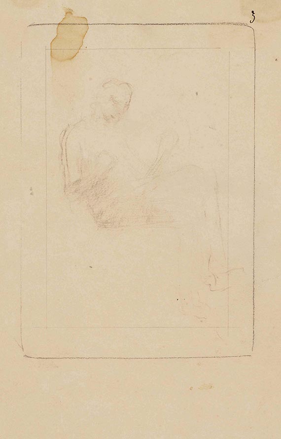 Max Klinger - Skizzen (6 Bll.) - Weitere Abbildung